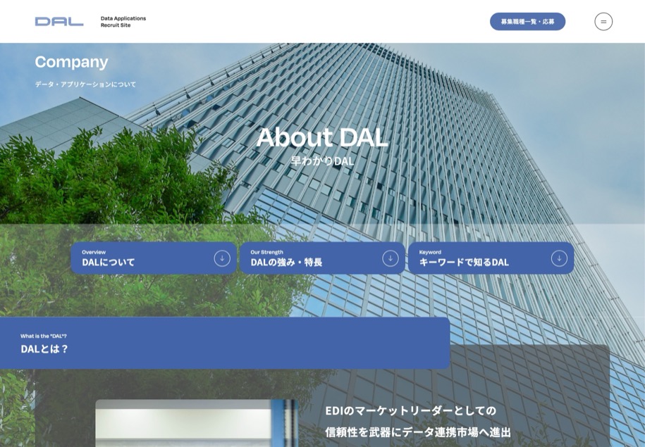 データ・アプリケーション のパソコン表示
