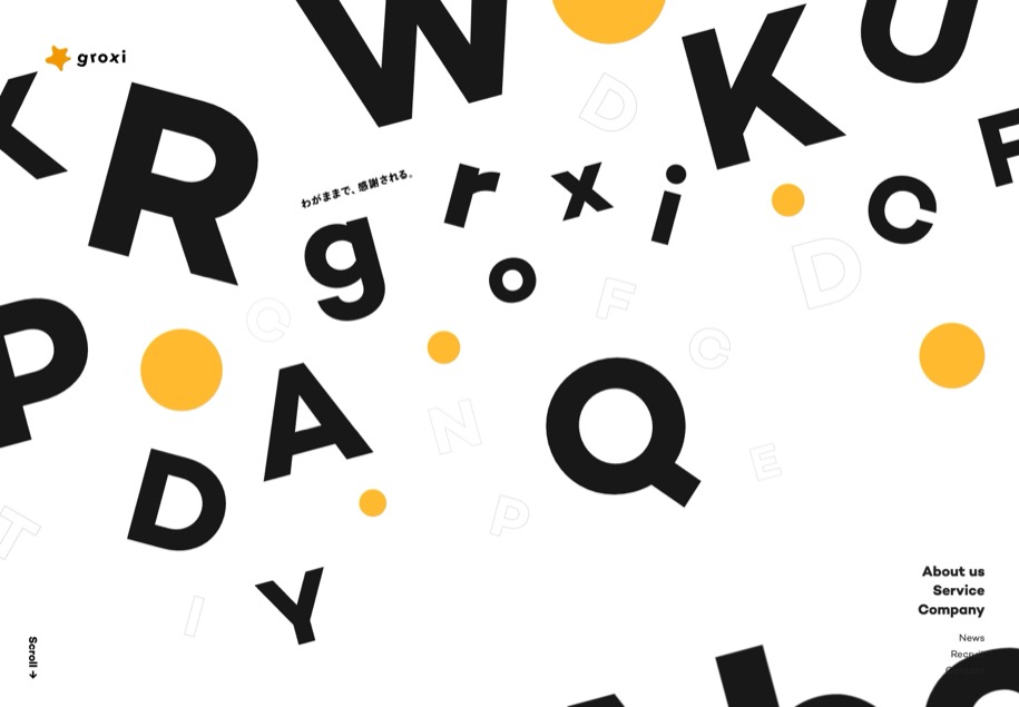 groxi のパソコン表示