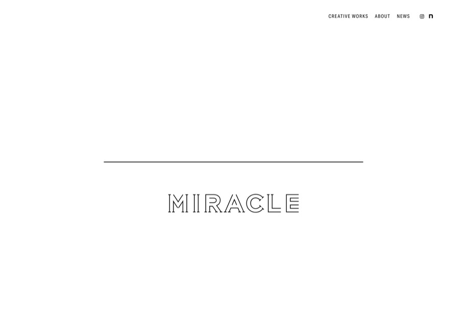 MIRACLE のパソコン表示