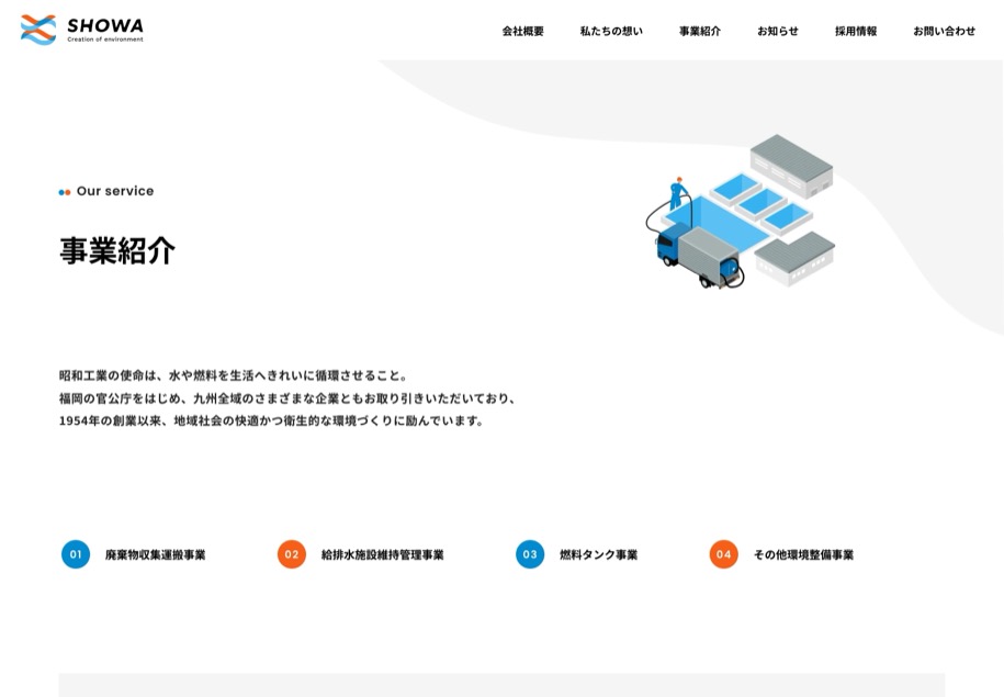 株式会社昭和工業 のパソコン表示