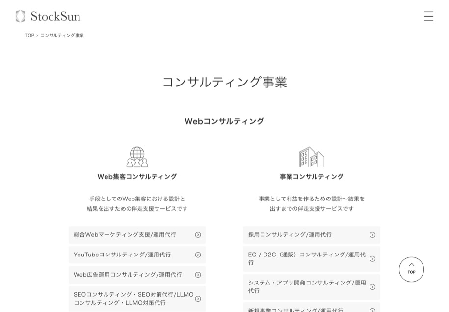 StockSun のパソコン表示