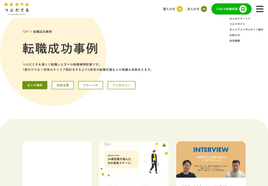 つぶだてる のパソコン表示