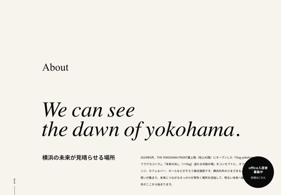 Vlag yokohama のパソコン表示