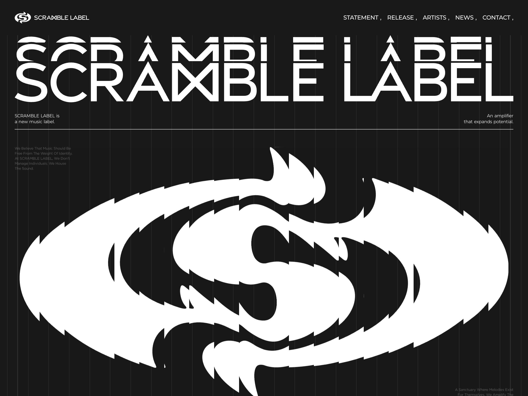 SCRAMBLE LABEL